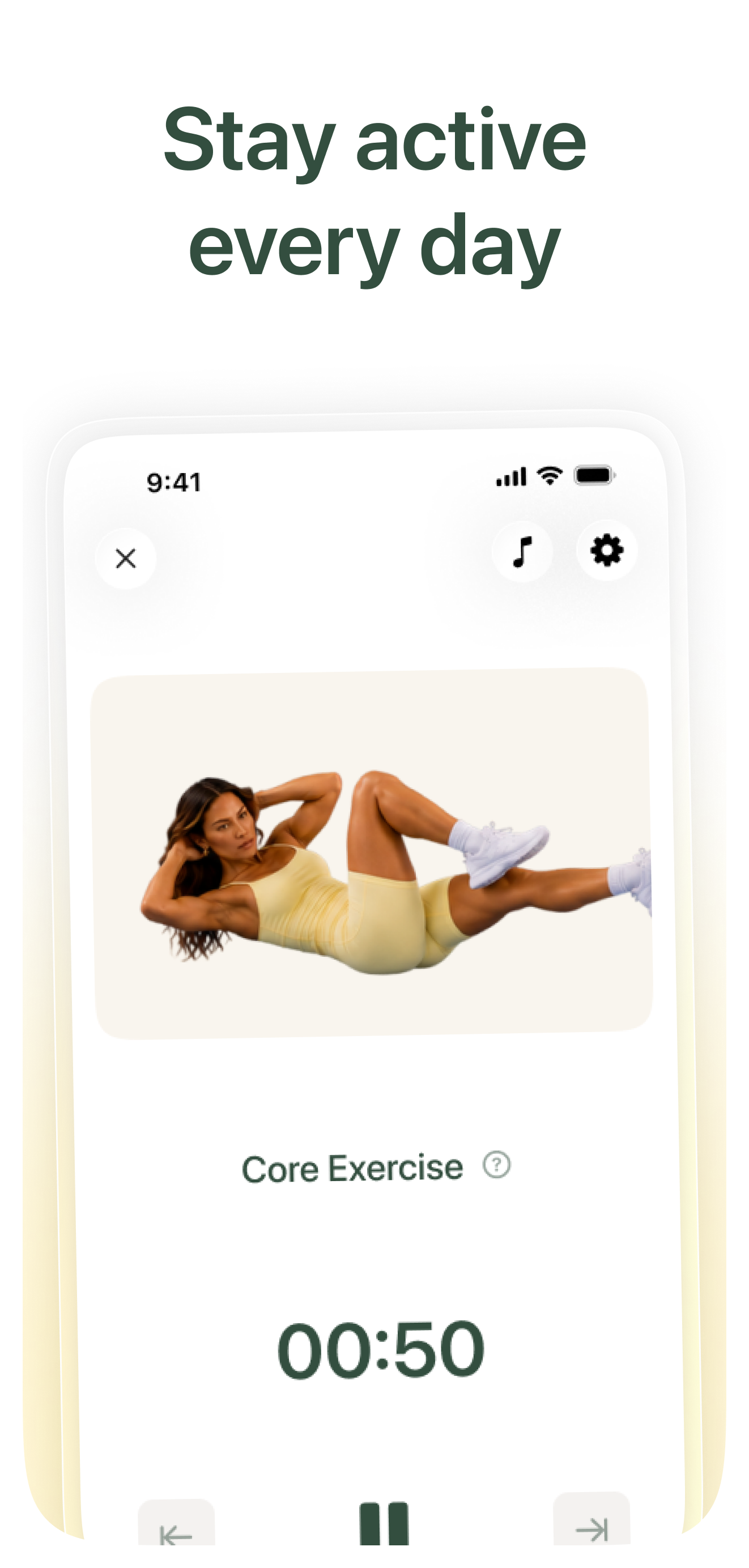Pilatix In-Workout Guided Routine UI